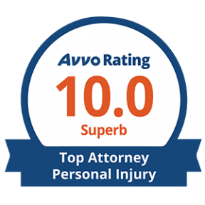 AVVO Rating 10 Superb - Top Attorney Personal Injury