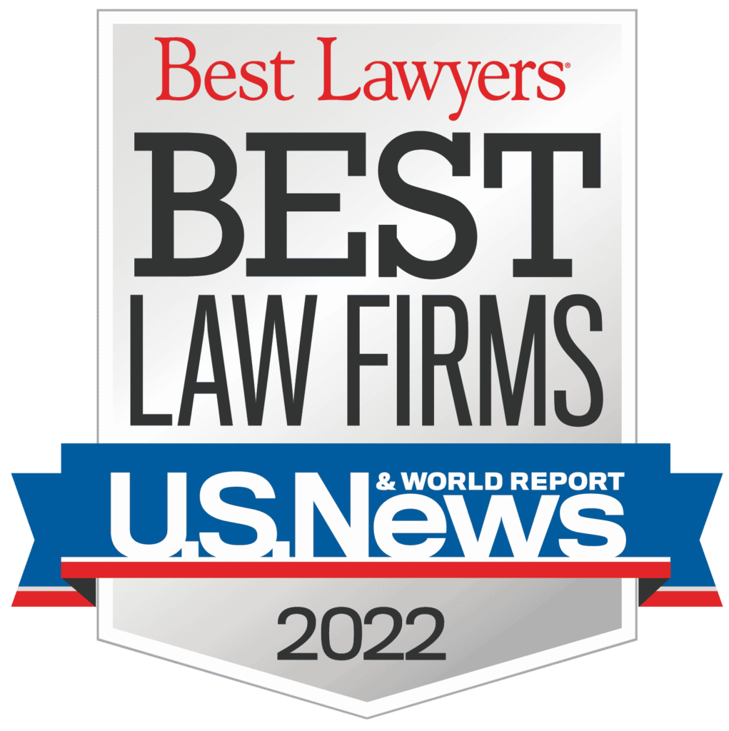 Best Lawyers Best Law Firm 2022 Award