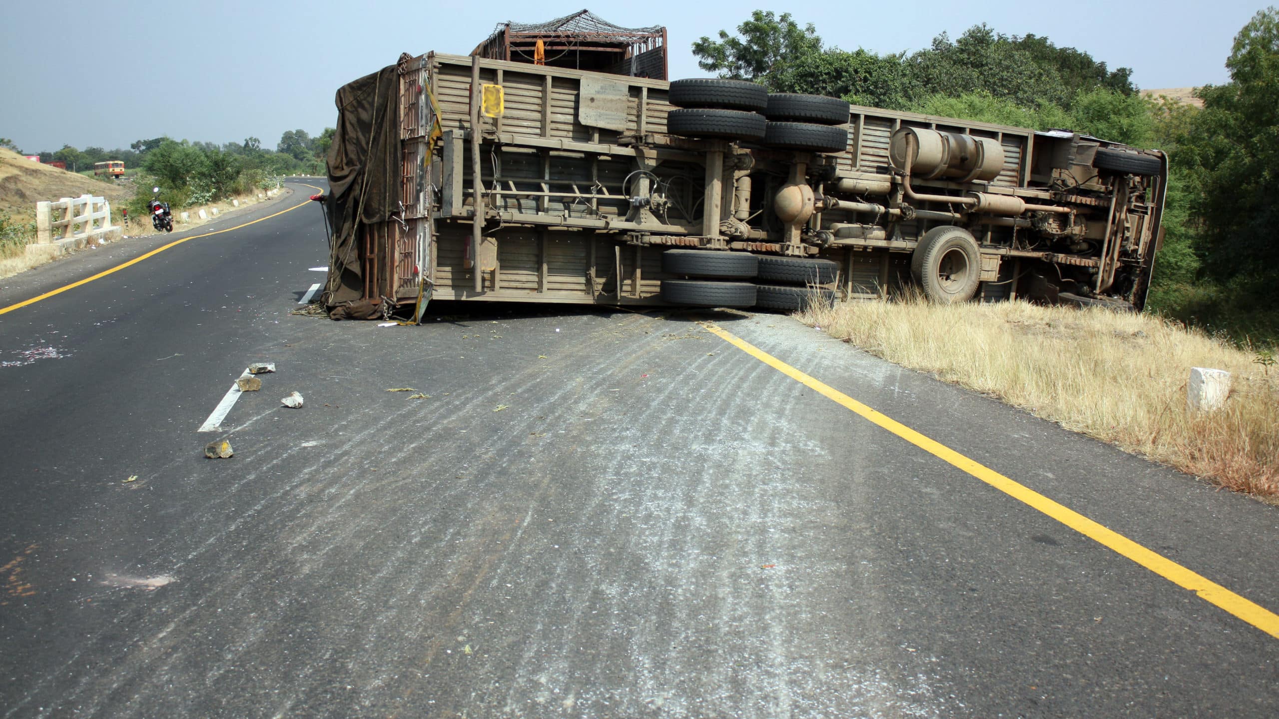 Truck Accident Attorney for Wrecks Caused by Bad Road Conditions - Wilshire Law Firm 