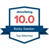 Avvo Top Attorney - Bobby Saadian