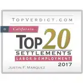 Top 20 Settlements 2017 - Labor & Employment