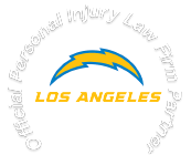 Chargers Loge. Official personal Injury Law form